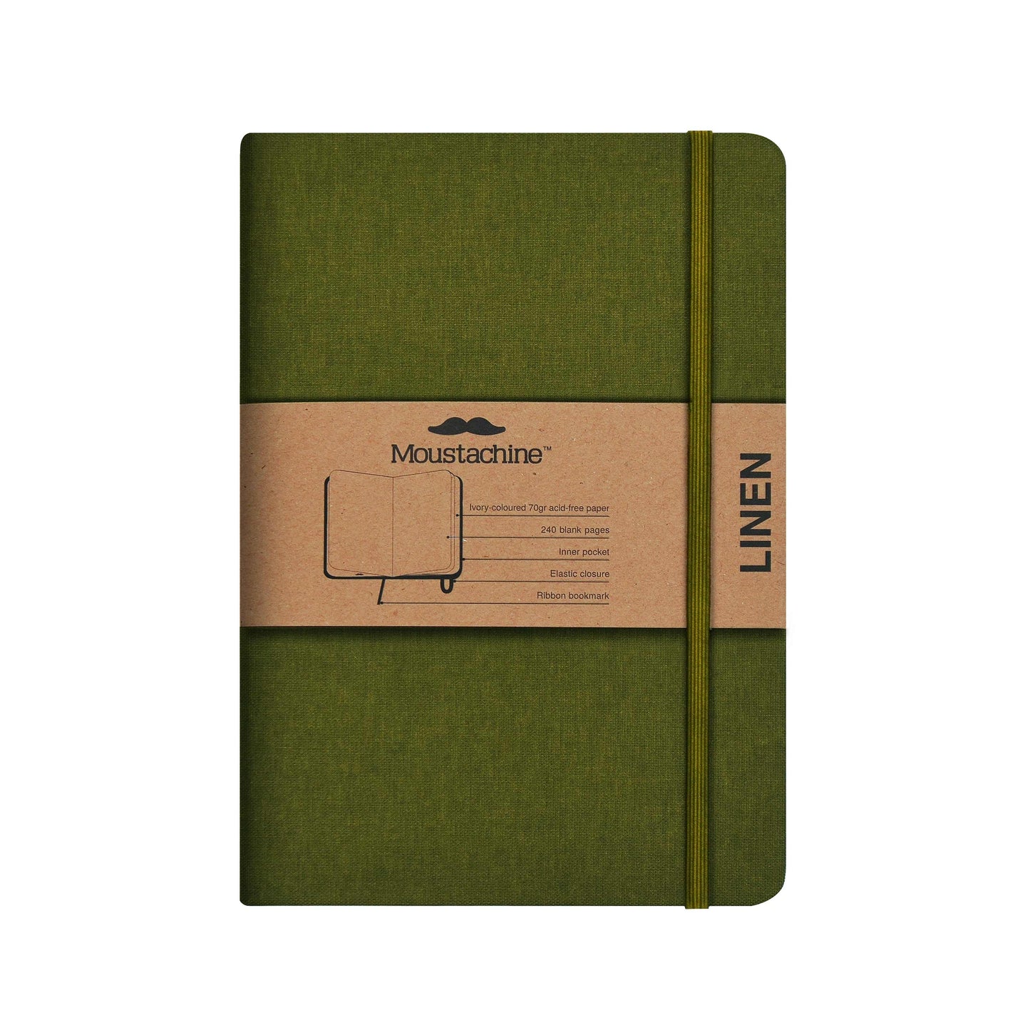 Moustachine Classic Linen Military Green™