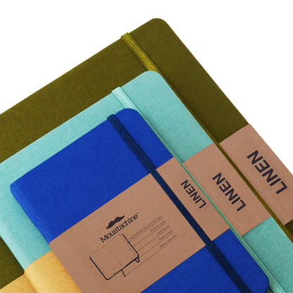 3-Notebook Set Greens and Blues Large, Medium, and Pocket