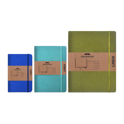 3-Notebook Set Greens and Blues Large, Medium, and Pocket